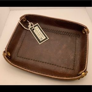 Leather Valet Tray